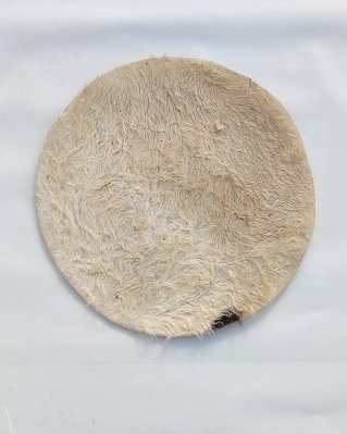 Pelle di mulo djembè semi spessa con pelo M