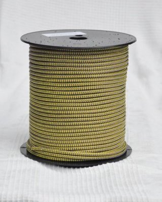 Corda PES djembe 5 mm Scacchiera Giallo girasole / viola 100 m