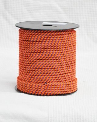 Corda PES djembe 5 mm Diagonale Arancione fluo / viola 100 m