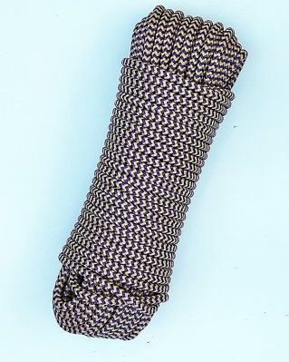 Corda PES djembe 5 mm Spina di pesce Viola / beige 20 m