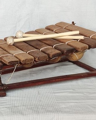 Strumento balafon pentatonico Bobo grande 8 tasti