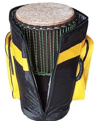 Borsa djembè Percussion Africaine Premium XL Giallo