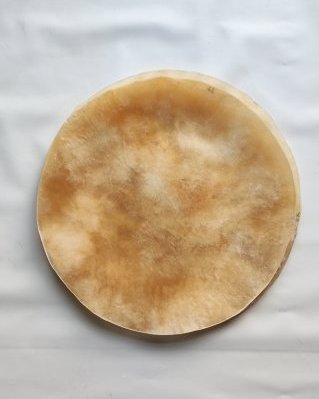 Pelle di bufalo / toro / bue tamburo molto molto spessa sensa pelo M