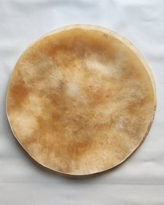 Pelle di bufalo / toro / bue tamburo molto molto spessa sensa pelo L