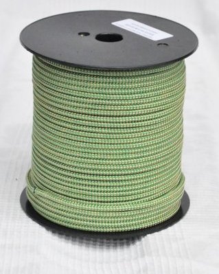 Corda PES djembe 5 mm Scacchiera Verde / beige 100 m