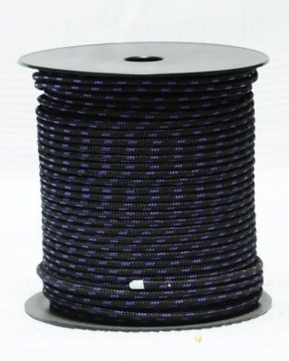 Corda PES djembe 6 mm Nero / viola 100 m