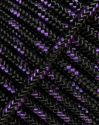 Corda tamburo djembè rinforzata 4 mm Nero / Viola 100 m