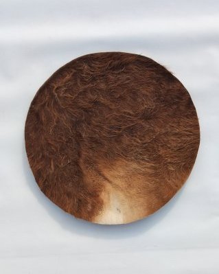 Pelle di mulo djembè spessa con pelo M