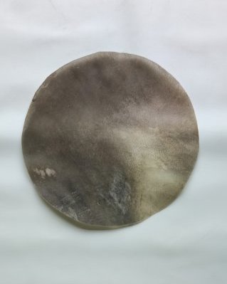 Pelle di cervo djembè molto spessa rasata S