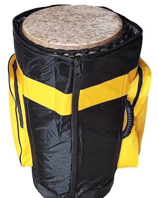 Borsa djembè Percussion Africaine Premium XL Giallo