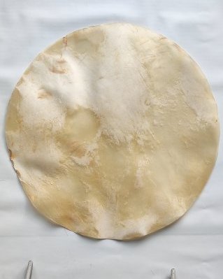 Pelle di vitello / mucca djembè molto fina sensa pelo XL