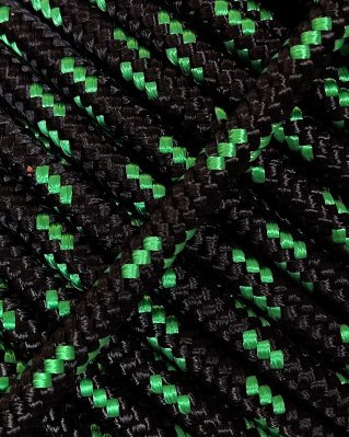 Corda tamburo djembè rinforzata 5 mm Nero / Verde 100 m