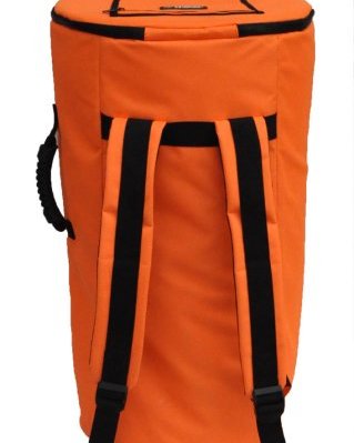 Borsa djembè Percussion Africaine Classico L Arancione