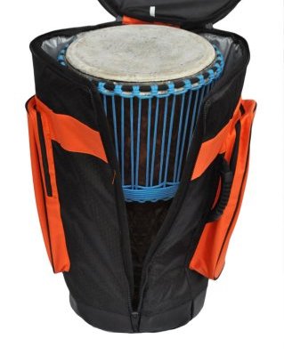 Borsa djembè Percussion Africaine Premium XL Arancione