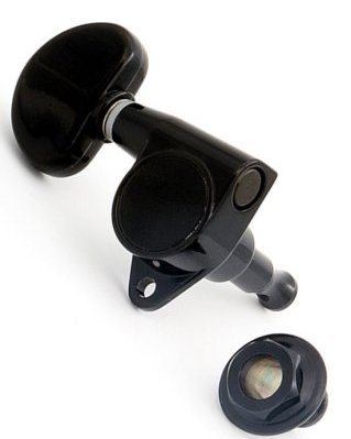 Meccanica accordatura per kora ngoni Nero